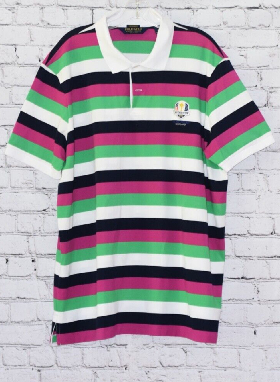 Polo Ralph Lauren Performance RYDER CUP GLENEAGLES SCOTLAND Golf Polo Shirt XXL